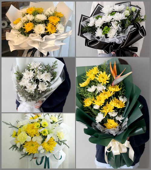 福建泉州晋江市西园街道后间社区白事花束代送